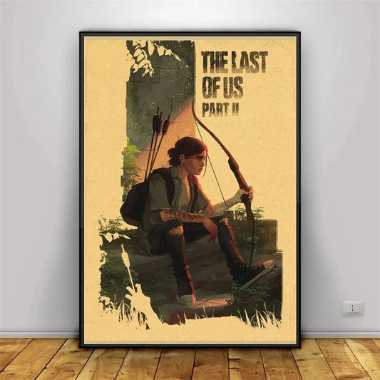 The Last Of Us Vintage Anime Posters - Option 2 / 21x30cm no frame Available at 2Fast2See.co