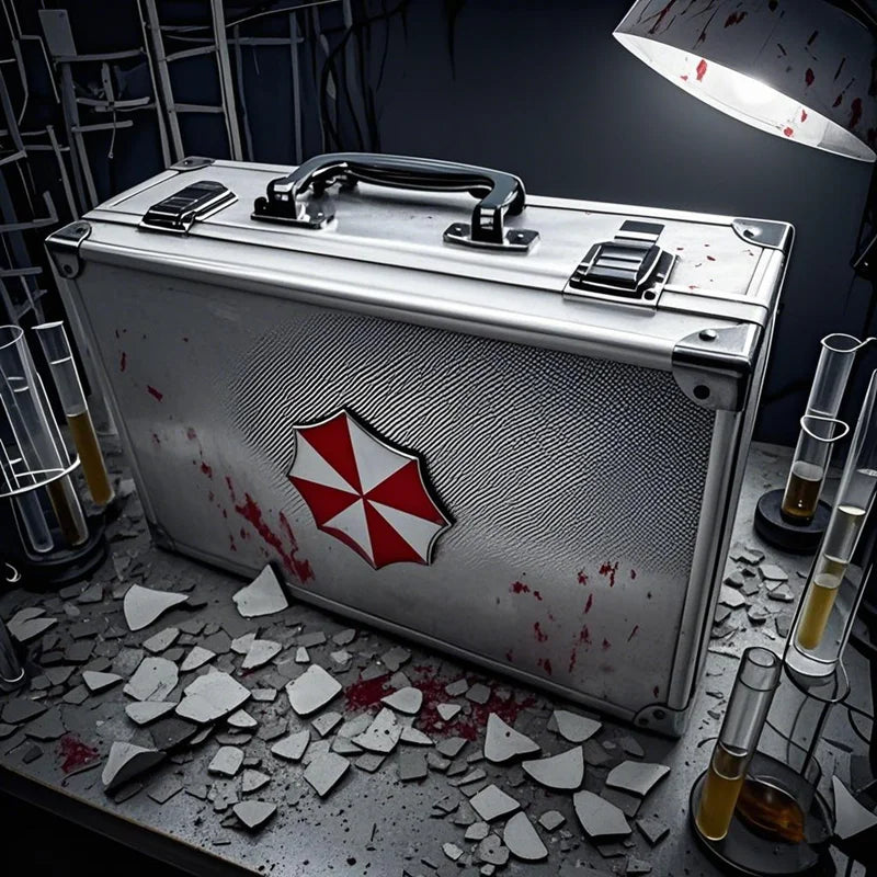 Umbrella Company Biochemistry Suitcase Cosplay Villainous Item Prop Replica