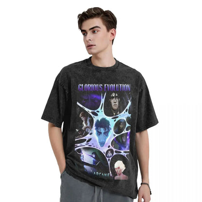 Arcane Viktor Anime T-Shirt Basic Short Sleeve Tee