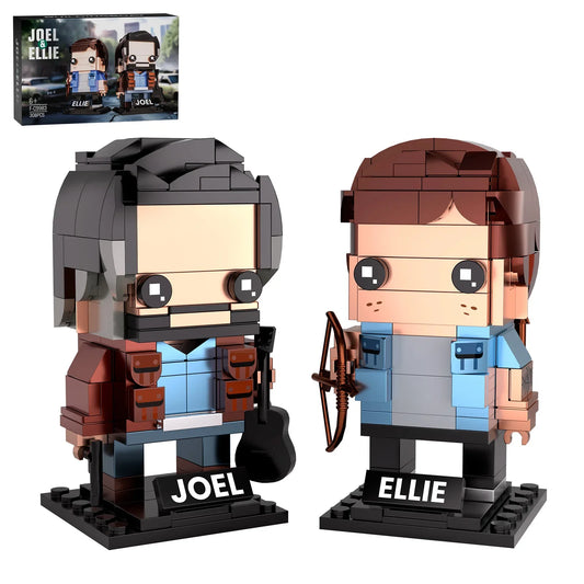 The Last of Us Joel & Ellie Building Blocks Set Fanmade - 308 PCS Available at 2Fast2See.co