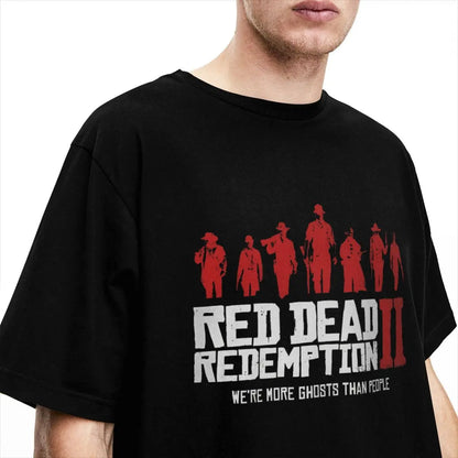 Red Dead Redemption 2 Tshirt  Gaming Popular Cotton Clothing