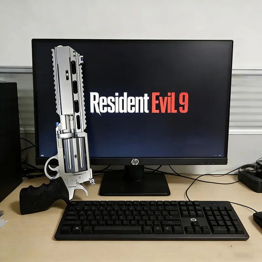 Resident Evil 9 Leon Scott Kennedy Hand Cannon Gun Collectible