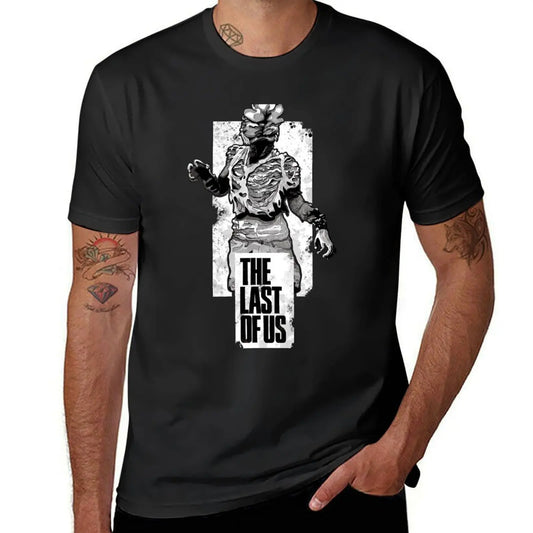 The Last of Us Clicker Cotton T-Shirt Black - Black / 6XL Available at 2Fast2See.co