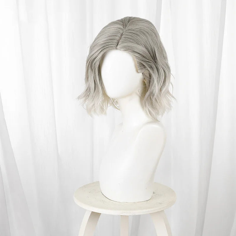 Resident Evil 9 Grace Ashcroft Cosplay Wig Gradient Curly Hair
