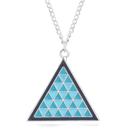 Detroit: Become Human Blue Triangle Necklace - Detroit: Become Human Blue Triangle Necklace Available at 2Fast2See.co