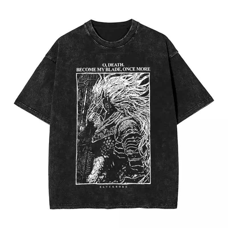 Elden Ring Maliketh Warrior Washed Tshirt