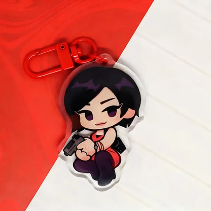 Ada Wong | Inspired by Resident Evil | Double Sided Acrylic Keychain