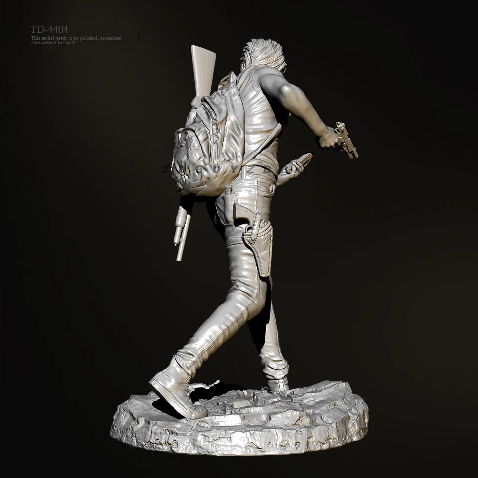 The Last of Us Ellie on Combat 3D Printed Figure (Not Painted) - Available at 2Fast2See.co