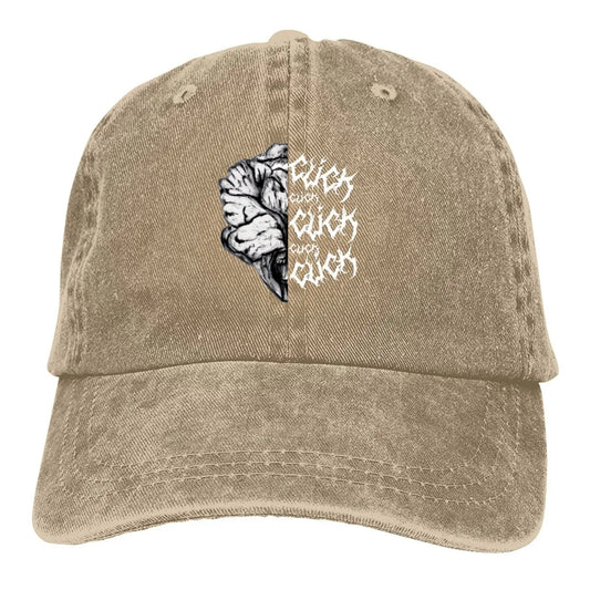 The Last of Us Hat Clicker Click Click Vintage Cap - Khaki / One Size Available at 2Fast2See.co