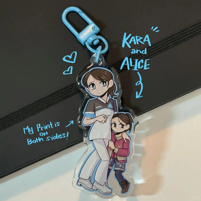 Detroit Become Human Acrylic Characters Keychain Accessories