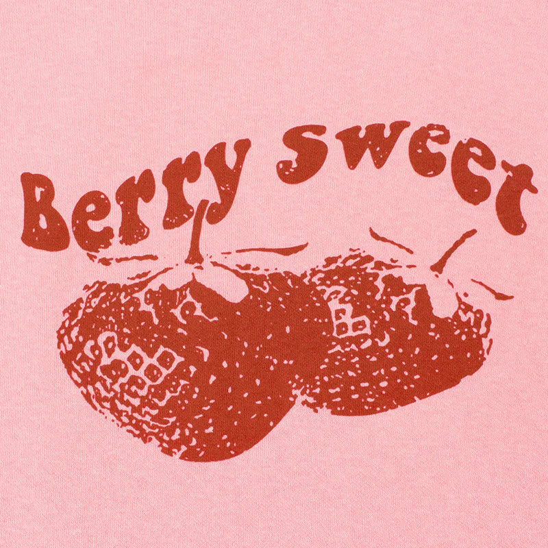 90s Vintage Crop Top Berry Sweet Summer Tank Top