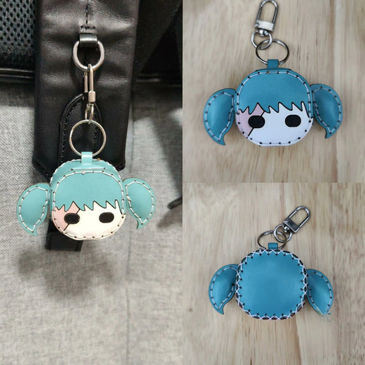 Sally Face Game Cute Sal Leather Key Chain Keyrings Gift