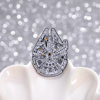 Star Wars The Millennium Falcon Spacecraft Enamel Pin