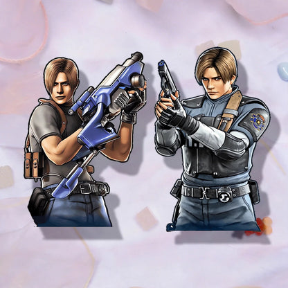 Resident Evil Leon Kennedy Inspired Brooches Enamel Pins