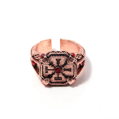 God of War Kratos Cosplay Ring Stone Mason Viking Compass Ring - Available at 2Fast2See.co