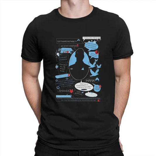 Detroit Become Human I Like Dogs Aesthetic DBH Tshirt