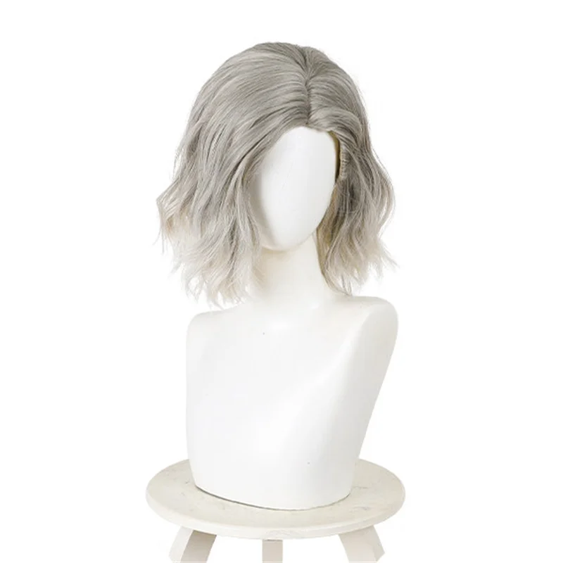 Resident Evil 9 Grace Ashcroft Cosplay Wig Gradient Curly Hair