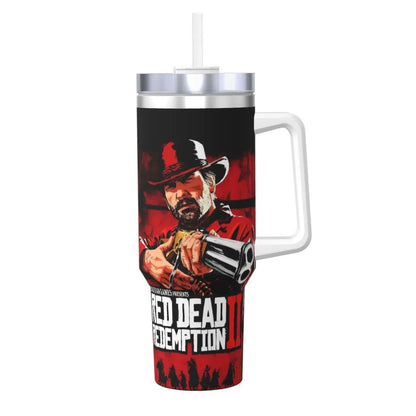 Red Dead Redemption 2 Portable Stainless Steel Thermal Drink Cups