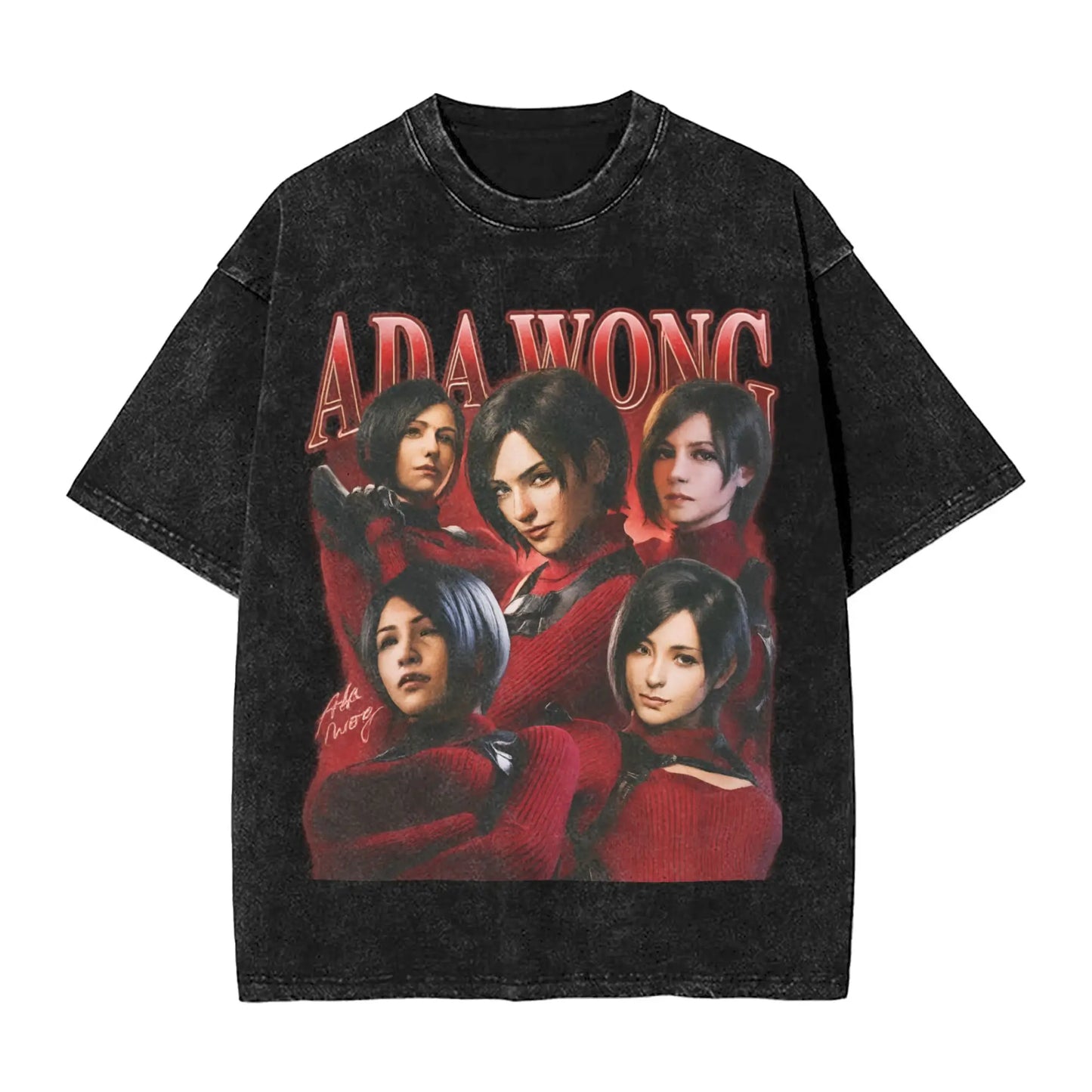 Ada Wong Vintage Washed Tshirt Resident Evil Tee