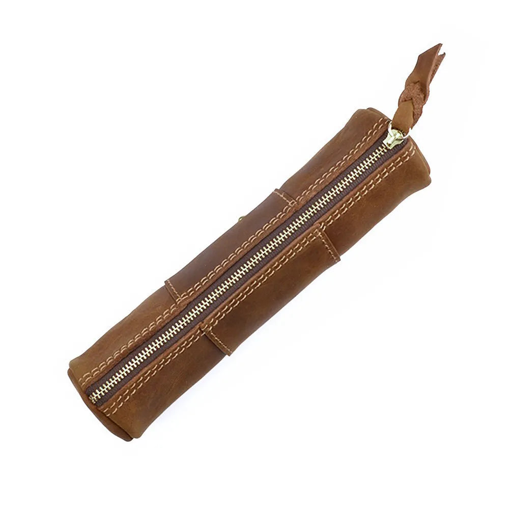 Vintage Leather Pencil Case – 2Fast2See