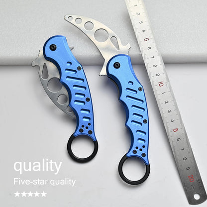 CSGO Folding Knife Game Aluminum Handle Training Knife