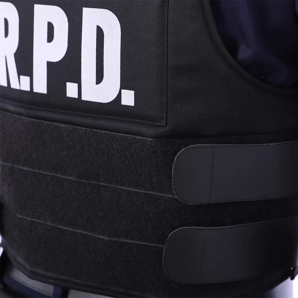 Resident Evil 2 Remake Leon Scott Kennedy Cosplay Vest Costume
