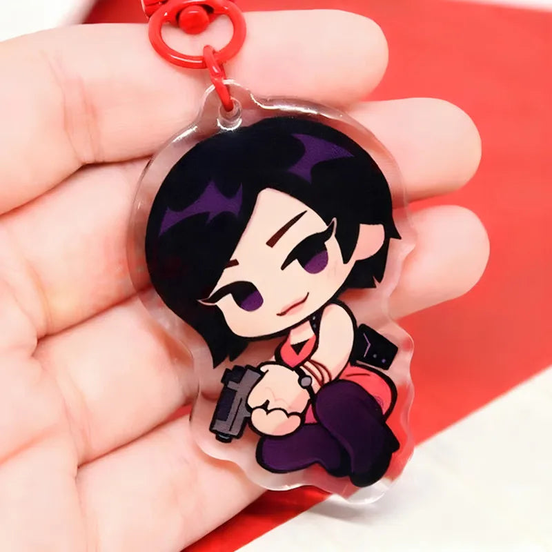 Ada Wong | Inspired by Resident Evil | Double Sided Acrylic Keychain