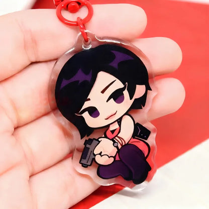 Ada Wong | Inspired by Resident Evil | Double Sided Acrylic Keychain