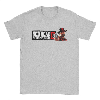 Vintage Red Dead Redemptions 2 Action Game Tshirt 100% Cotton