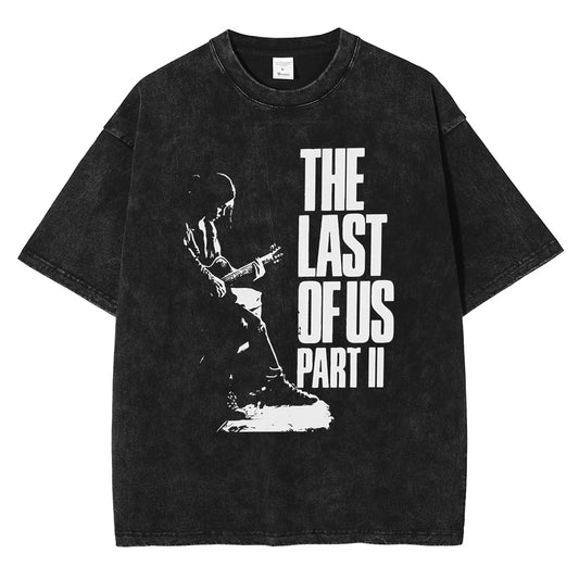 The Last of Us Part II Ellie Playing Guitar Vintage Tshirt