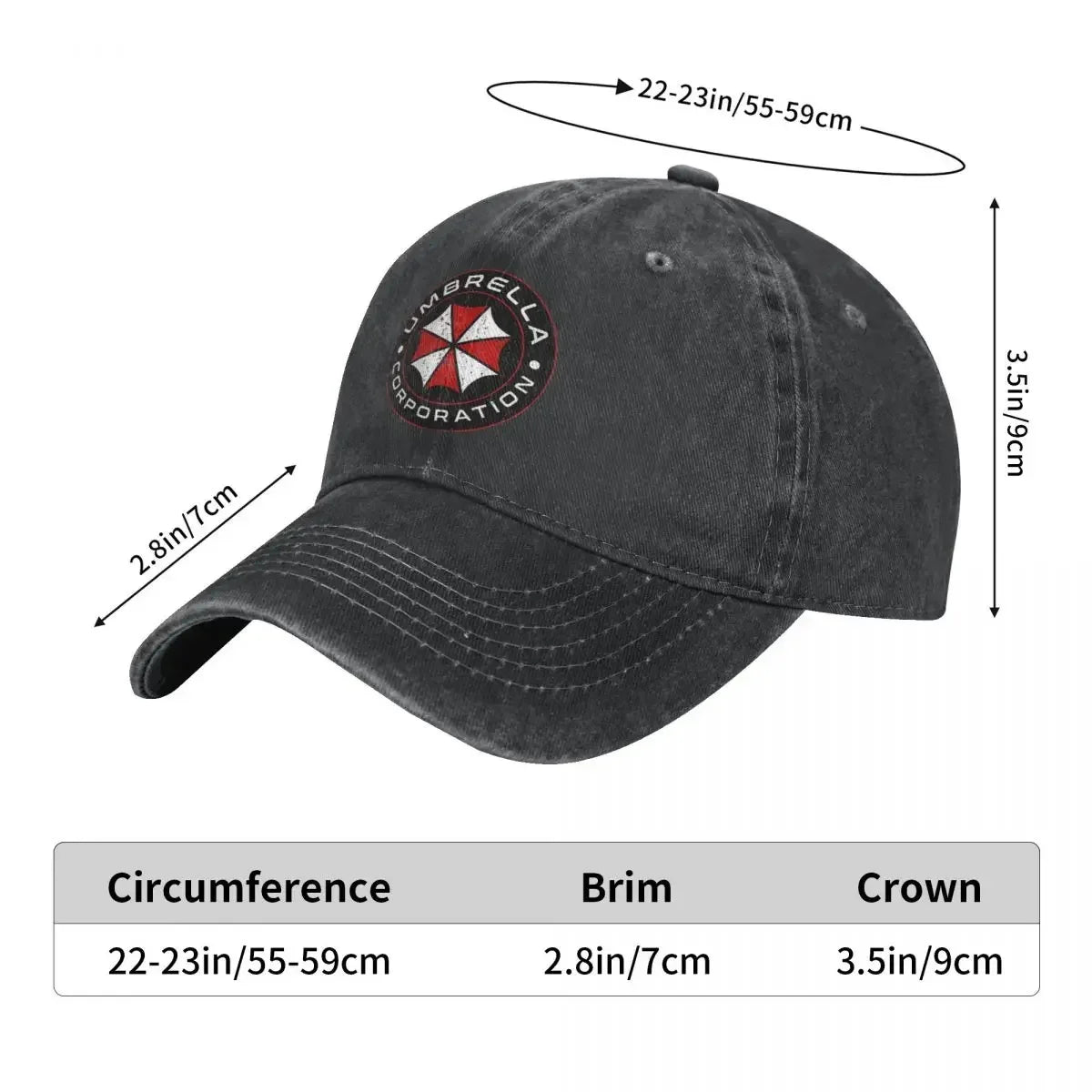 Resident Evil 4 Hat Umbrella Corporation Vintage Cap