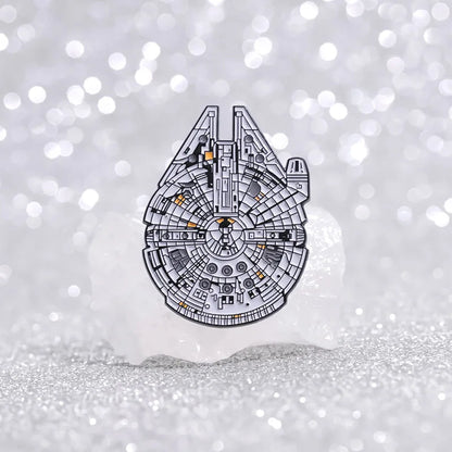 Star Wars The Millennium Falcon Spacecraft Enamel Pin