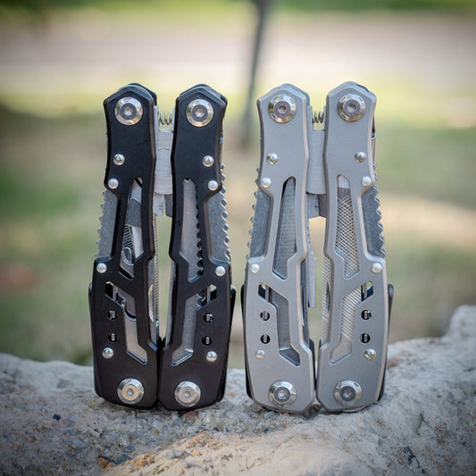 Survival Knife/Pliers Essential 14 in One Outdoor Multitool - Available at 2Fast2See.co