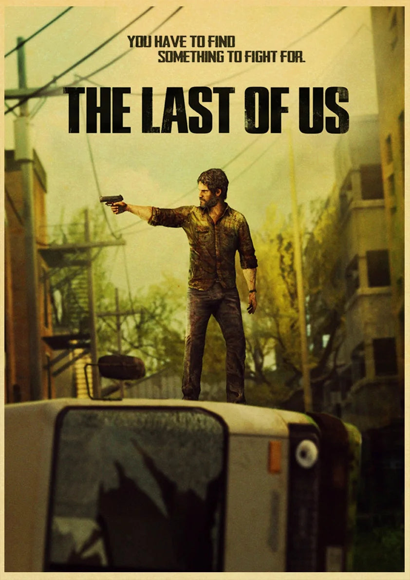 The Last of Us Ellie Part II Retro Poster - D / 20X30cm Available at 2Fast2See.co