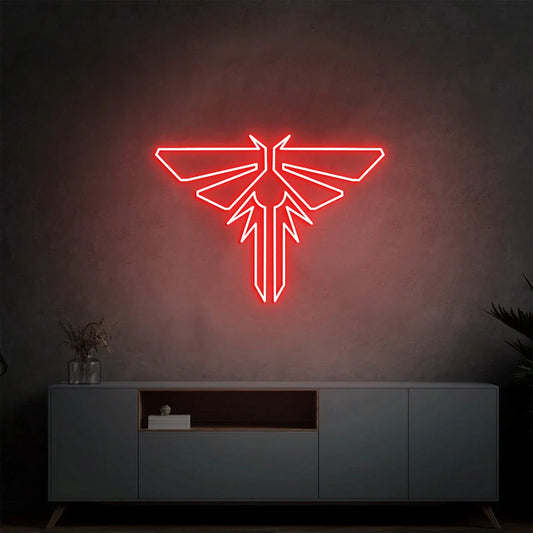 The Last Of Us Neon Light Firefly Sign Gamer Room Wall Decor