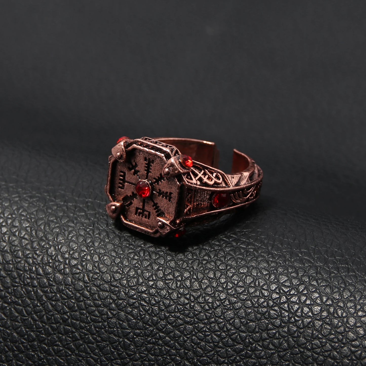 God of War Kratos Cosplay Ring Stone Mason Viking Compass Ring - Available at 2Fast2See.co