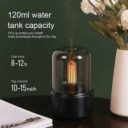 Mini Aroma Air Humidifier with Essential Night Light - Available at 2Fast2See.co