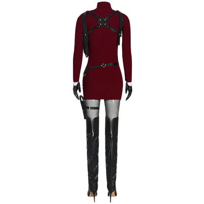 Resident Evil 4 Ada Wong Cosplay Full Set Outfit Cosplay Suit