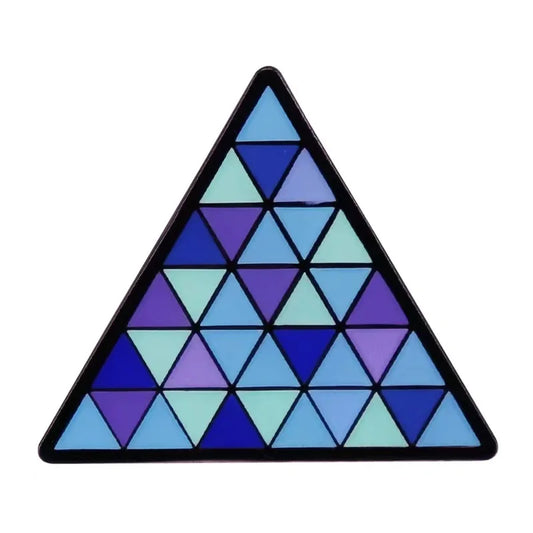 Detroit: Become Human Pin Blue Triangle Badge Brooch - Available at 2Fast2See.co