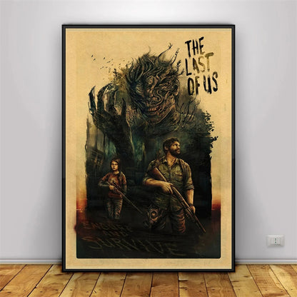The Last Of Us Vintage Anime Posters - Option 7 / 21x30cm no frame Available at 2Fast2See.co
