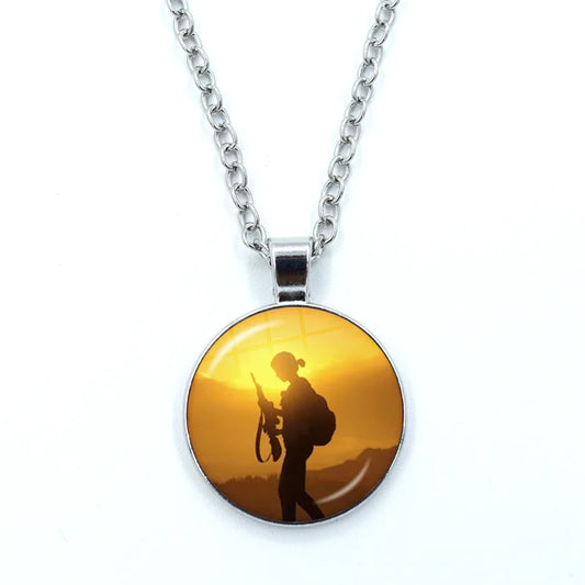 The Last of Us Ellie Williams Vintage Gold Pendant Necklace - Silver Available at 2Fast2See.co