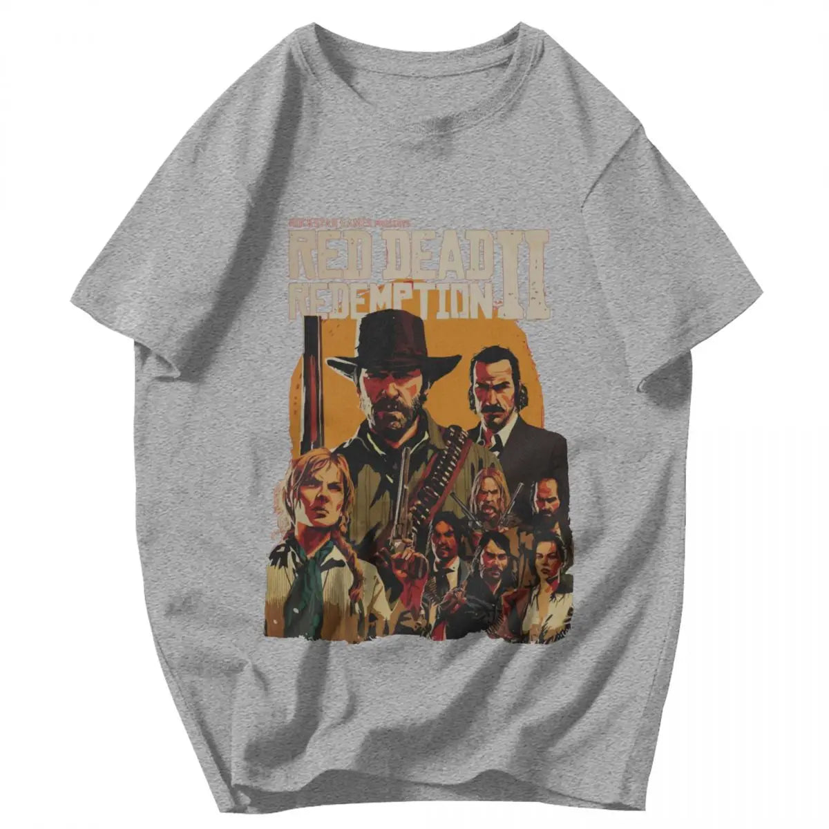 Red Dead Redemption 2 Game Retro Graphic Tshirt