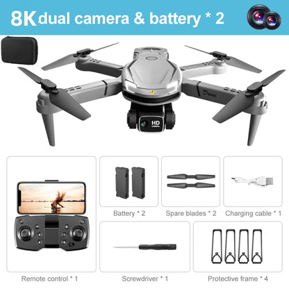 Xiaomi V88 StarGazer Drone - Dual-Camera 8K - Grey with 2 Batteries Available at 2Fast2See.co