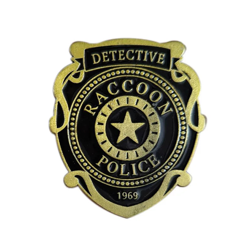 Resident Evil Raccoon Police Department Enamel Pin