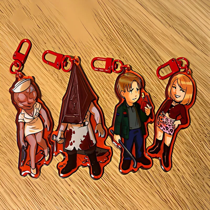 Silent Hill 3 Acrylic Keychain Creative Video Game Peripherals