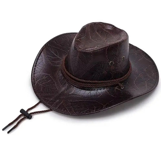 Red Dead Redemption 2 Arthur Morgan's Leather Cosplay Hat Black/Brown - Brown Available at 2Fast2See.co