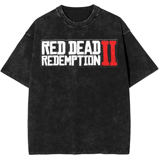 Red Dead Redemptions 2 Classic Vintage Design Tshirt Oversized