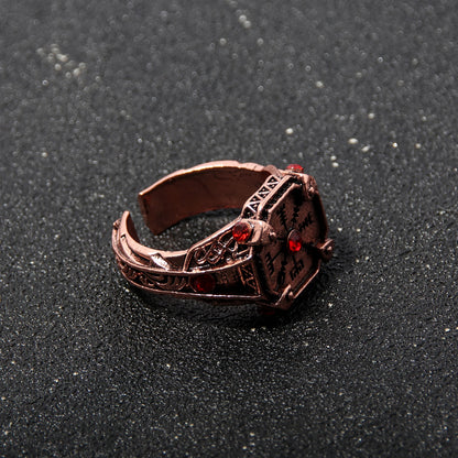 God of War Kratos Cosplay Ring Stone Mason Viking Compass Ring - Available at 2Fast2See.co