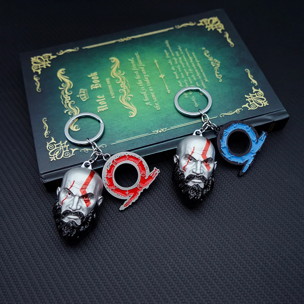 God Of War Ragnarok Kratos Metal Keychain