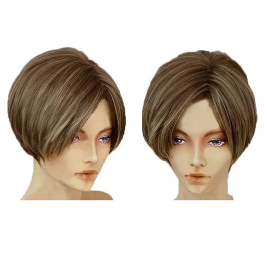 Resident Evil Biohazard Leon Scott Kennedy Cosplay Wig